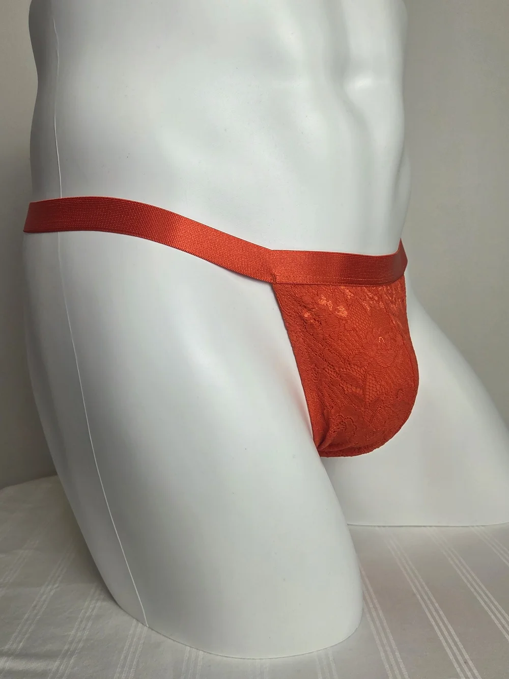 Cosabella Men's Red Lace Brief Thong